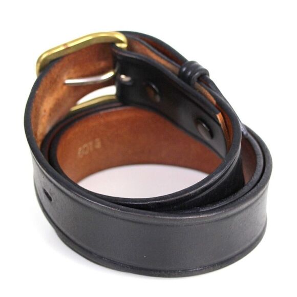 Don Hume SADDLE BLACK GENUINE LEATHER 1.5"Wd CASUAL DRESS MEN'S BELT Sz 36 (G35 - Picture 4 of 12